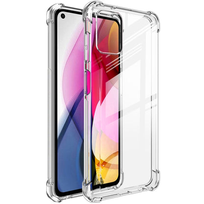 Shockproof TPU phone case with fully clear bumper and transparent design