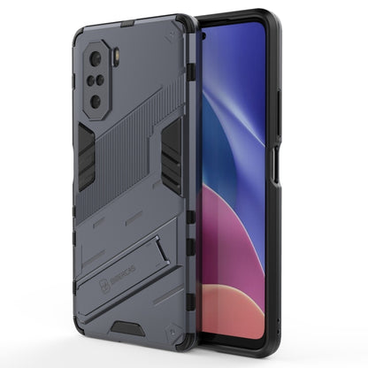 Rugged shockproof phone case with back armor design, camera cutouts, and side button covers