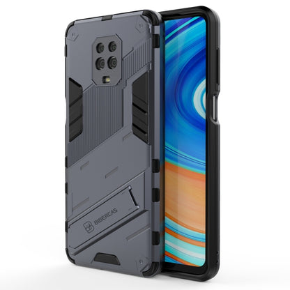 Rugged shockproof phone case with back armor ridges, camera openings, and reinforced corners