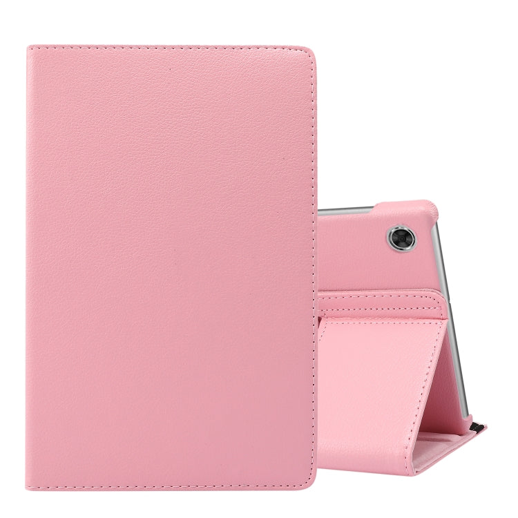 Pink 360-degree rotation flip leather case with holder for Lenovo Tab M10 Plus 10.3