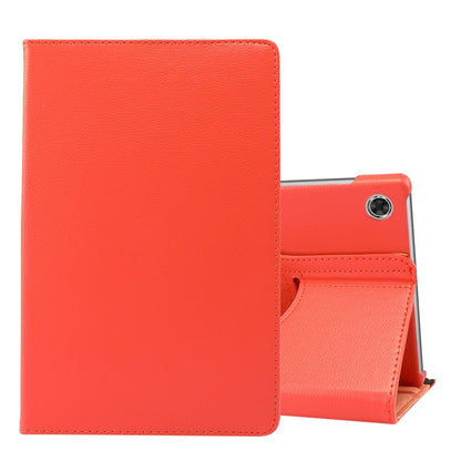 Orange 360-degree rotation flip leather case with holder for Lenovo Tab M10 Plus 10.3