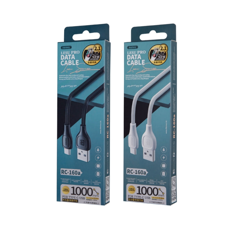Remax Lesu Pro data cable retail box, shows Type-C to 8-pin, 1000mm