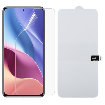 Full screen hydrogel film protector, clear front cover with guide card