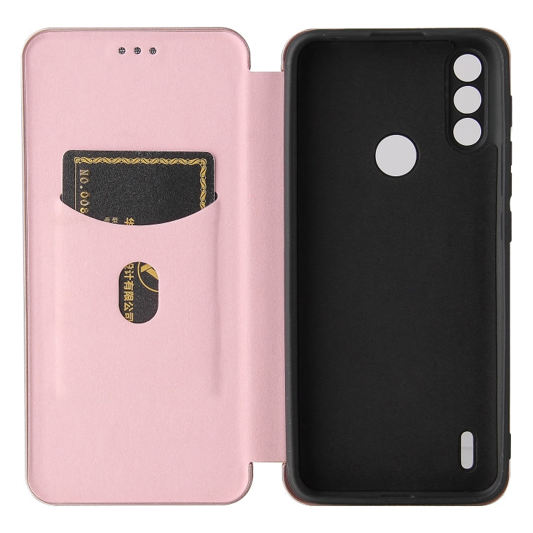 Rose pink magnetic flip phone case with card slot and dual-side protection