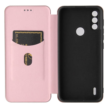Rose pink magnetic flip phone case with card slot and dual-side protection