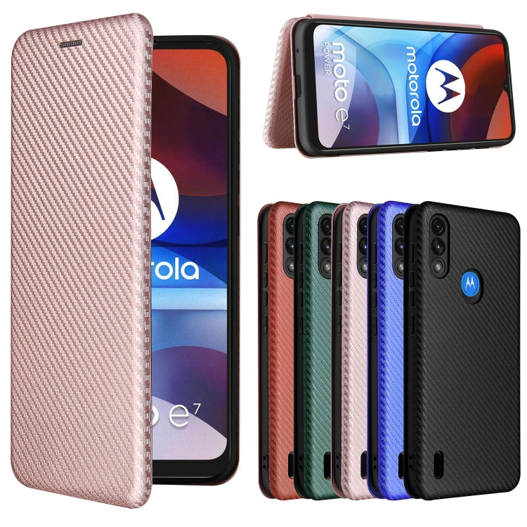 Carbon fiber texture magnetic flip phone case assortment in rose and black colors