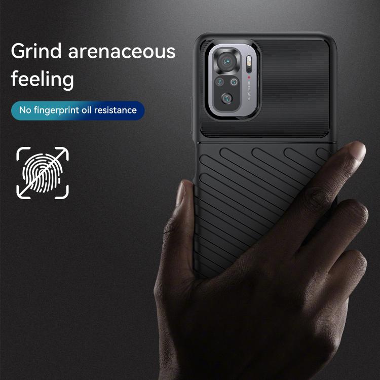 Black TPU phone case with textured back and camera module cutout