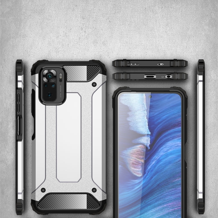 Rugged phone case set showing back, sides, and front with camera and port cutouts