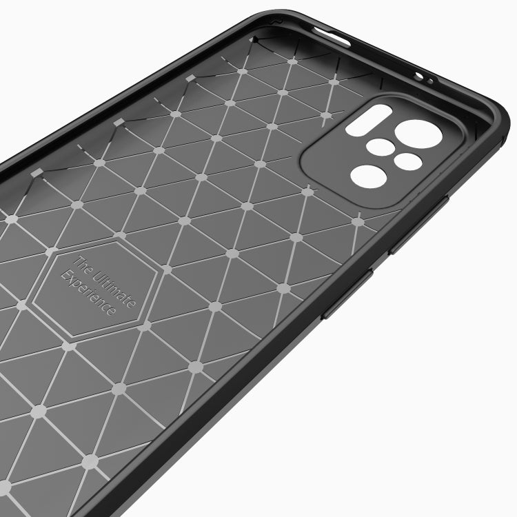 Black TPU smartphone case interior with geometric pattern and precise cutouts