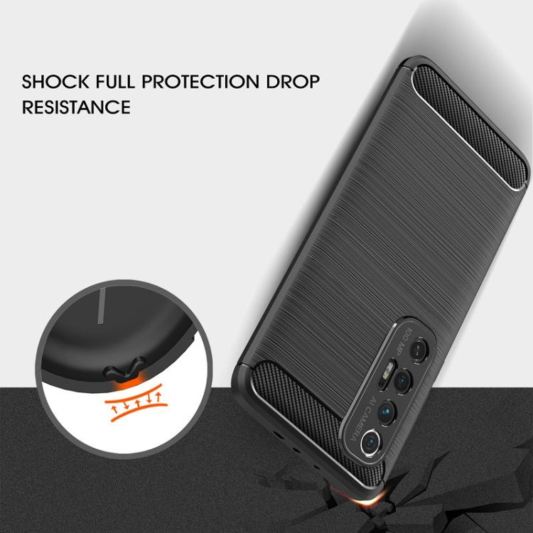 Black brushed TPU phone case with rugged edge protection and raised camera area