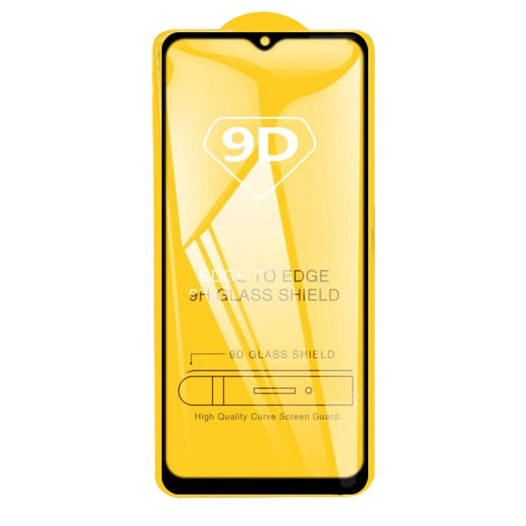 9D full glue tempered glass screen protector film, single shield with curved edges