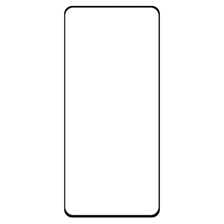 Tempered glass screen protector sheet with black edge, blank