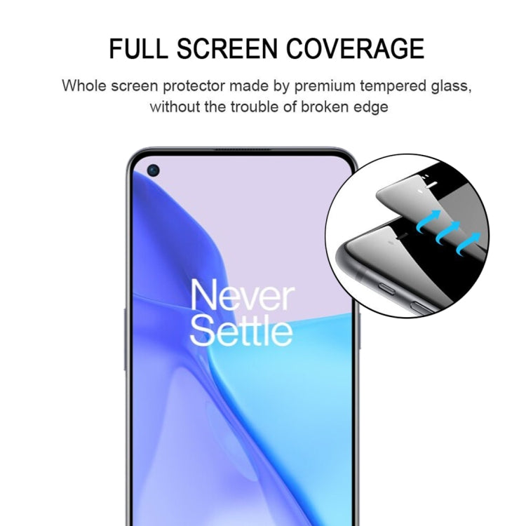 Full-screen tempered glass screen protector with camera cutout for phone