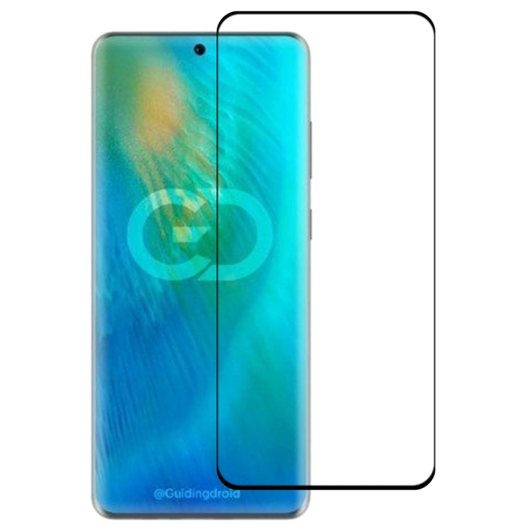 Tempered glass screen protector film with curved 3D edge for smartphone display