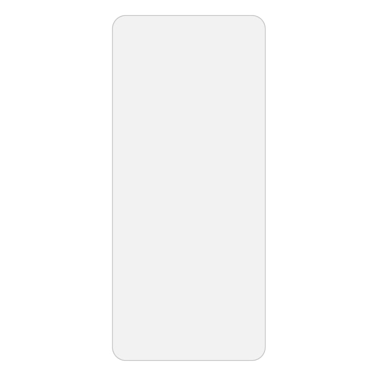 Curved tempered glass screen protector, clear, with rounded edges