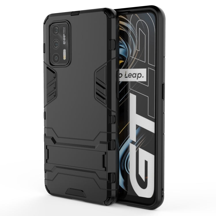 Black shockproof rugged TPU case with holder cutouts for camera and ports