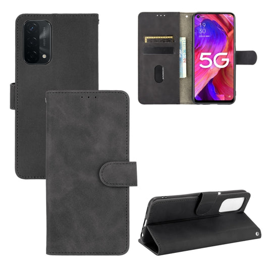 Black PU leather flip phone wallet case with magnetic buckle and card slots