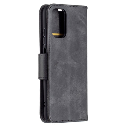 Textured flip phone wallet case with card slot and side cutouts, dark gray PU leather.