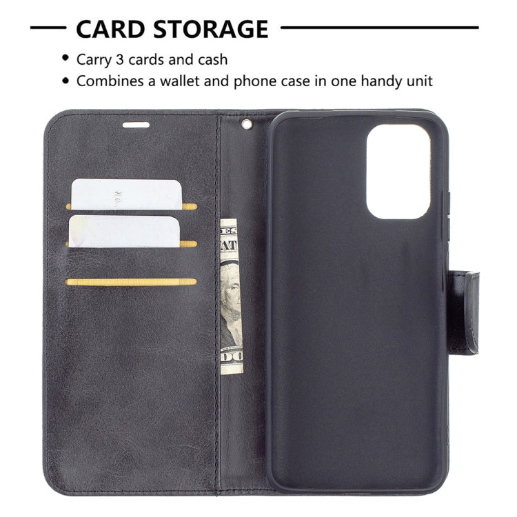 Phone wallet flip case with card slots and lanyard, textured dark gray PU leather.