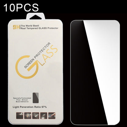 Tempered glass screen protector, 2.5D curved edge, 10-pack retail packaging