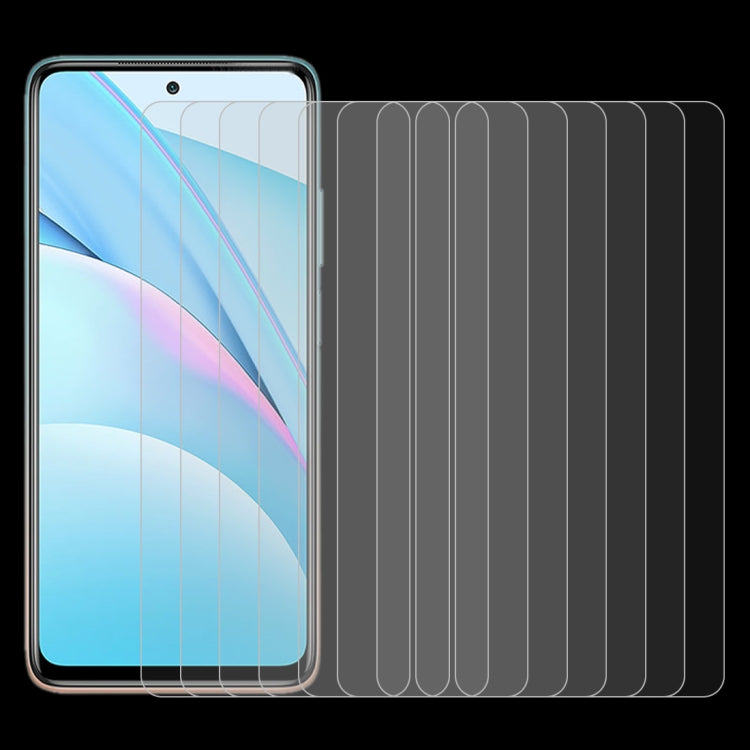 10-pack tempered glass screen protectors with phone screen fit, clear