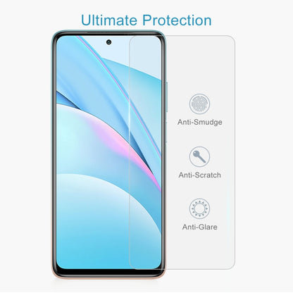 Tempered glass screen protector set for smartphone screen, with anti-smudge scratch glare