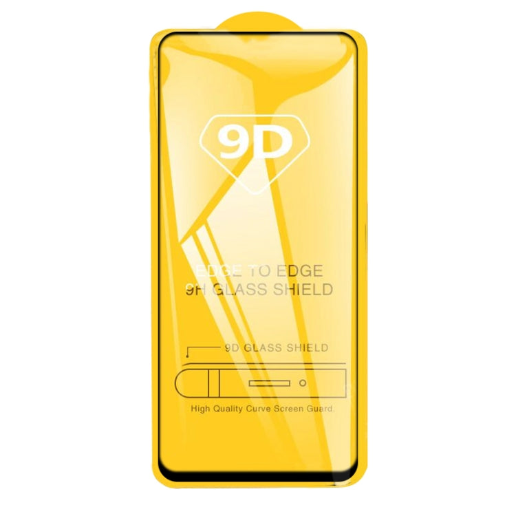 9D full-glue tempered glass screen protector sheet, 25-pack kit, rounded edges