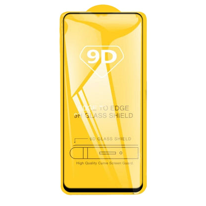 9D full-glue tempered glass screen protector sheet, 25-pack kit, rounded edges