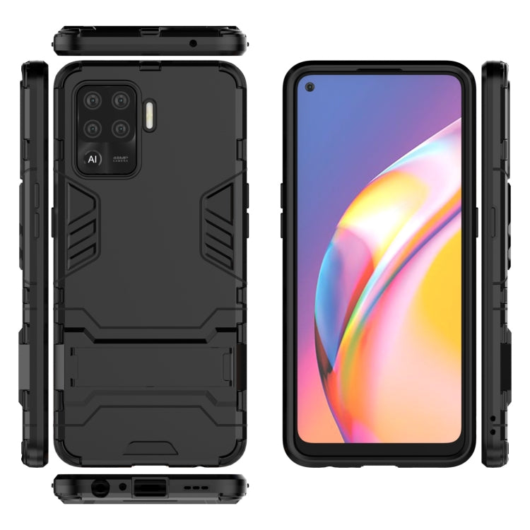 Black rugged protective phone case with camera openings and side button covers