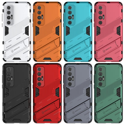 Punk Armor 2-in-1 phone cases in multiple colors: black, white, orange, blue, pink.
