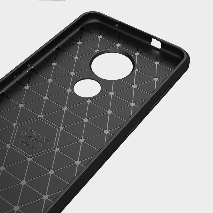 Black TPU phone case interior with grid pattern and reinforced phone openings
