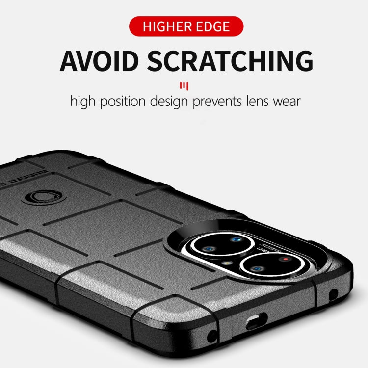 Rugged shockproof TPU phone case, gray with raised lens frame to help prevent scratches