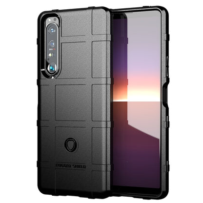 Rugged shockproof TPU phone case, dark gray textured back with raised screen edges