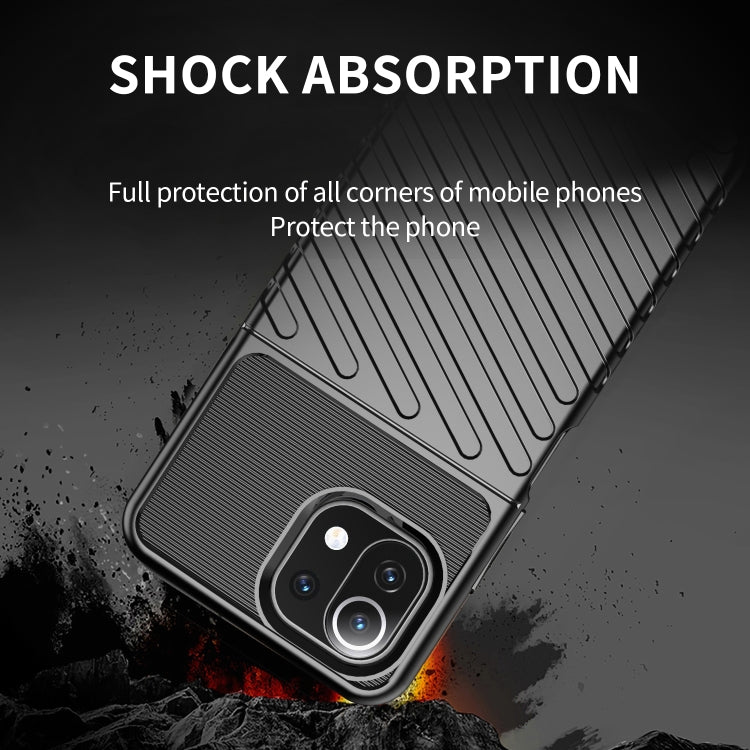 Black shockproof TPU phone case with textured pattern and camera cutout