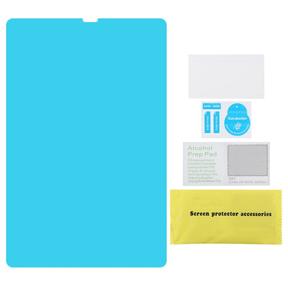 Matte paperfeel screen protector kit with blue film, alcohol prep pad, and cloth