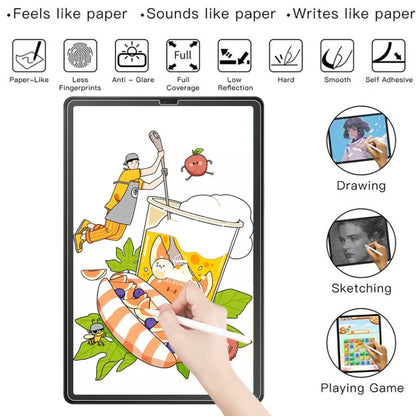 Matte paperfeel screen protector on tablet showing paper-like drawing with stylus