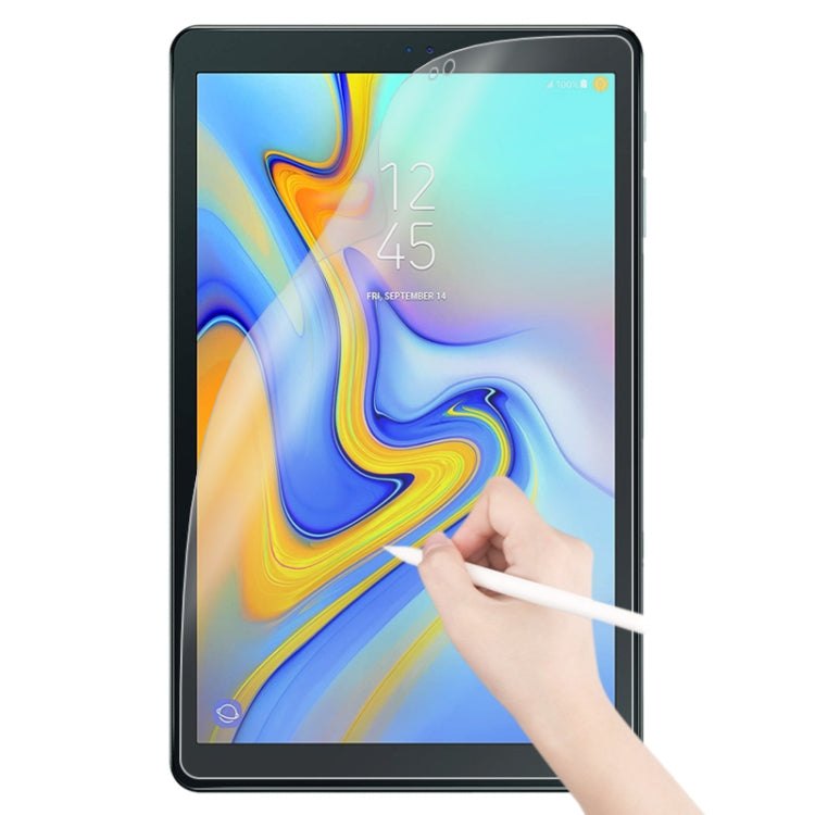 Matte paperfeel tablet screen protector installed, stylus drawing on screen