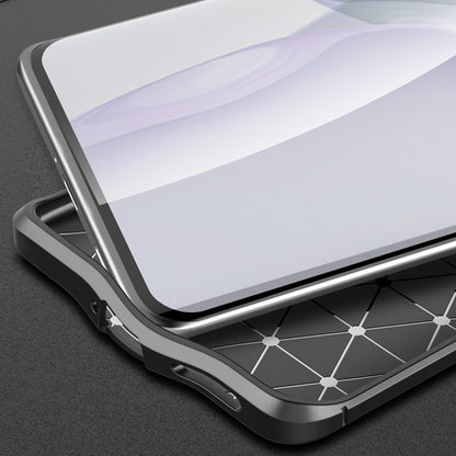 Black TPU phone case with raised lip for screen protection and camera area