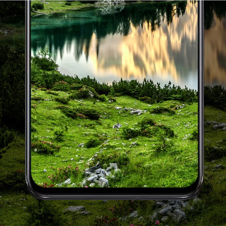 Hydrogel film screen protector applied to smartphone display, clear and smooth