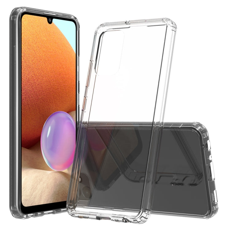 Clear protective phone case with transparent back and black TPU corner edges