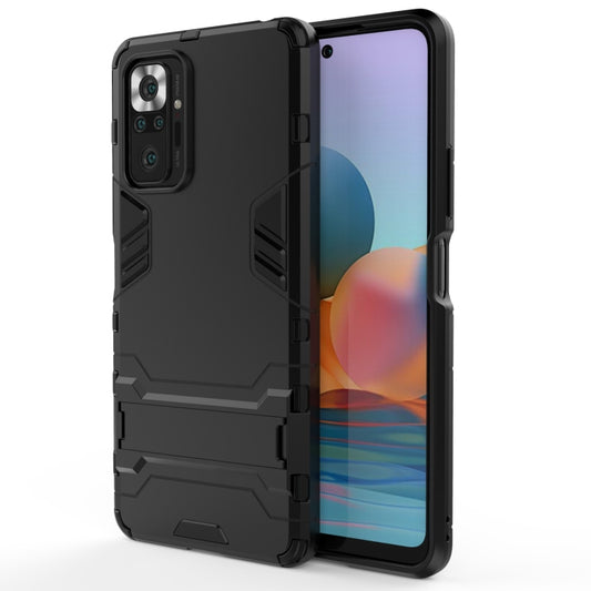 Rugged shockproof phone case in black with raised edges and port cutouts