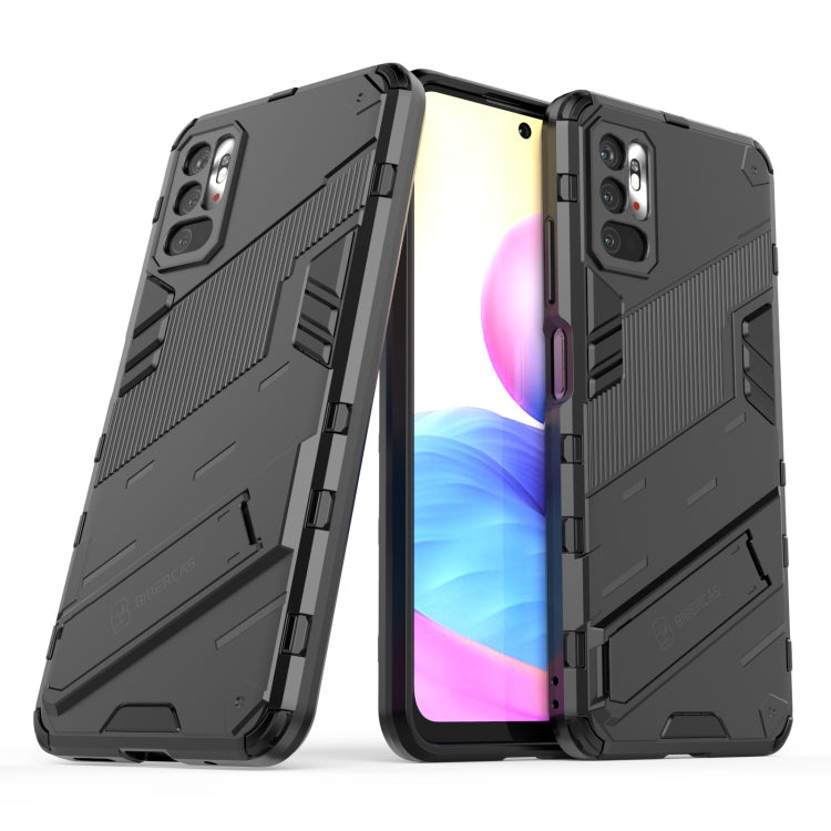 Rugged dark gray phone case with textured grip and raised camera protection