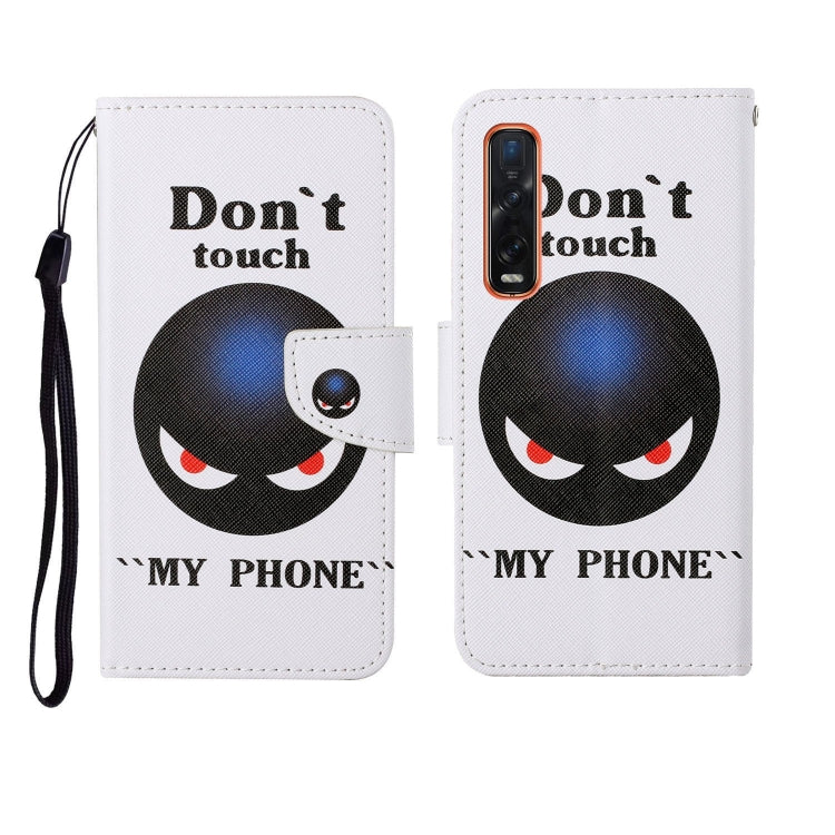 Folding phone case with cat face print, wrist strap, and card-slot wallet design