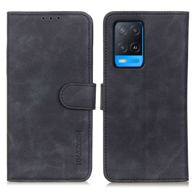 Black flip phone wallet case with card slots, front flap and KHAZNEH logo.