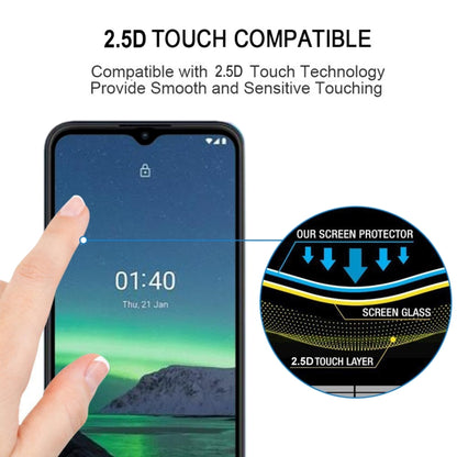 Tempered glass screen protector with smooth touch 2.5D edges