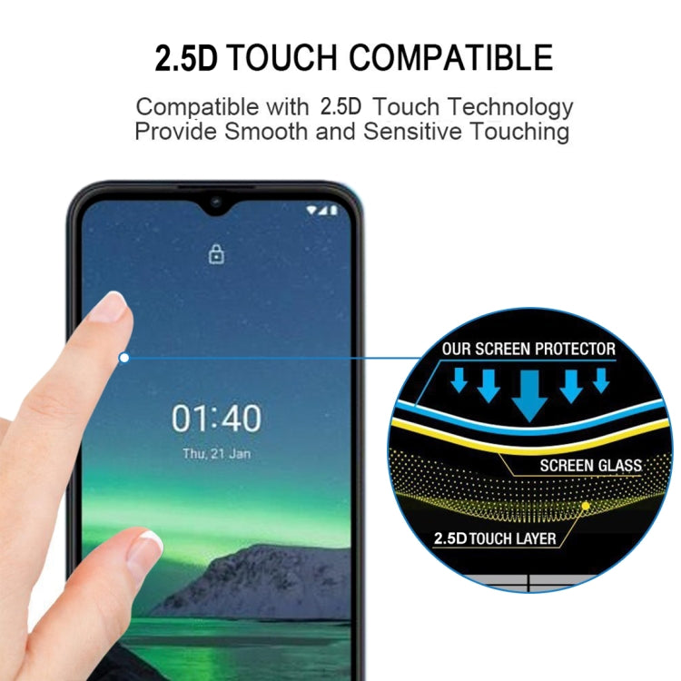 Tempered glass screen protector with smooth touch layer (2.5D)