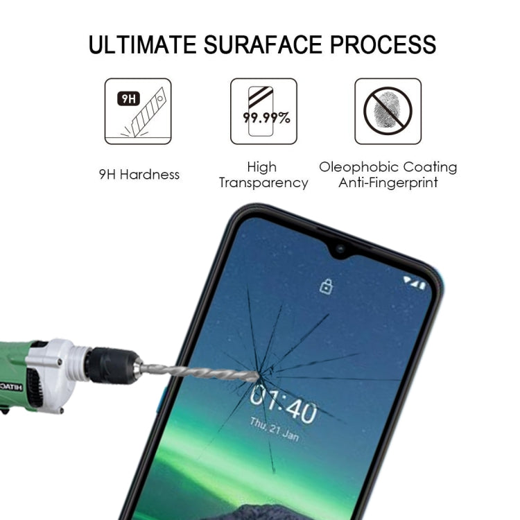 Tempered glass screen protector with 9H hardness and anti-fingerprint coating