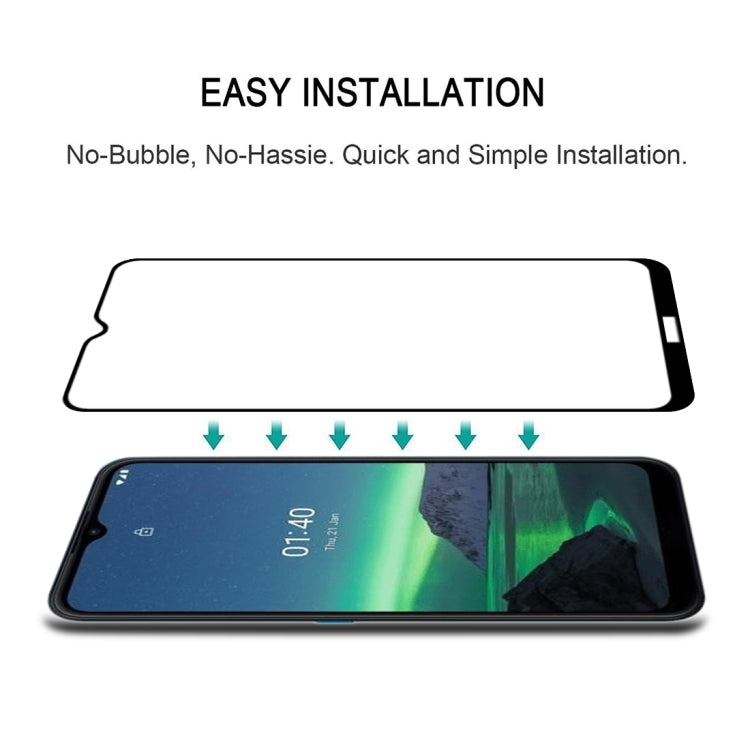 Tempered glass screen protector with easy bubble-free installation