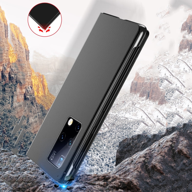 Black mirror protective phone case with holder stand and camera cutouts