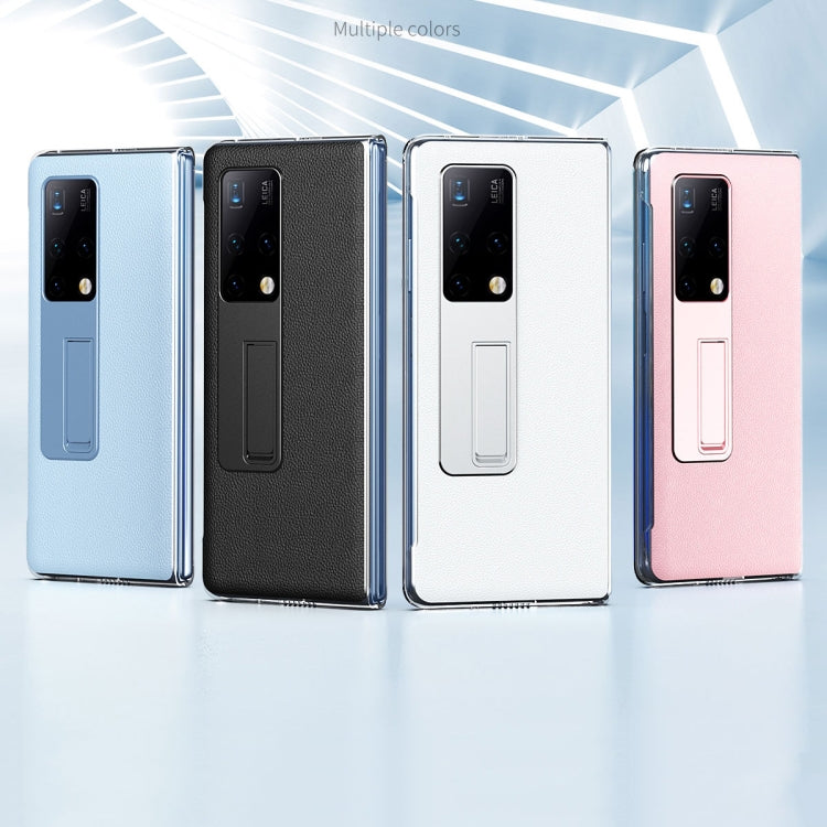 Transparent protective cases with invisible holder for Huawei Mate X2, multiple colors shown